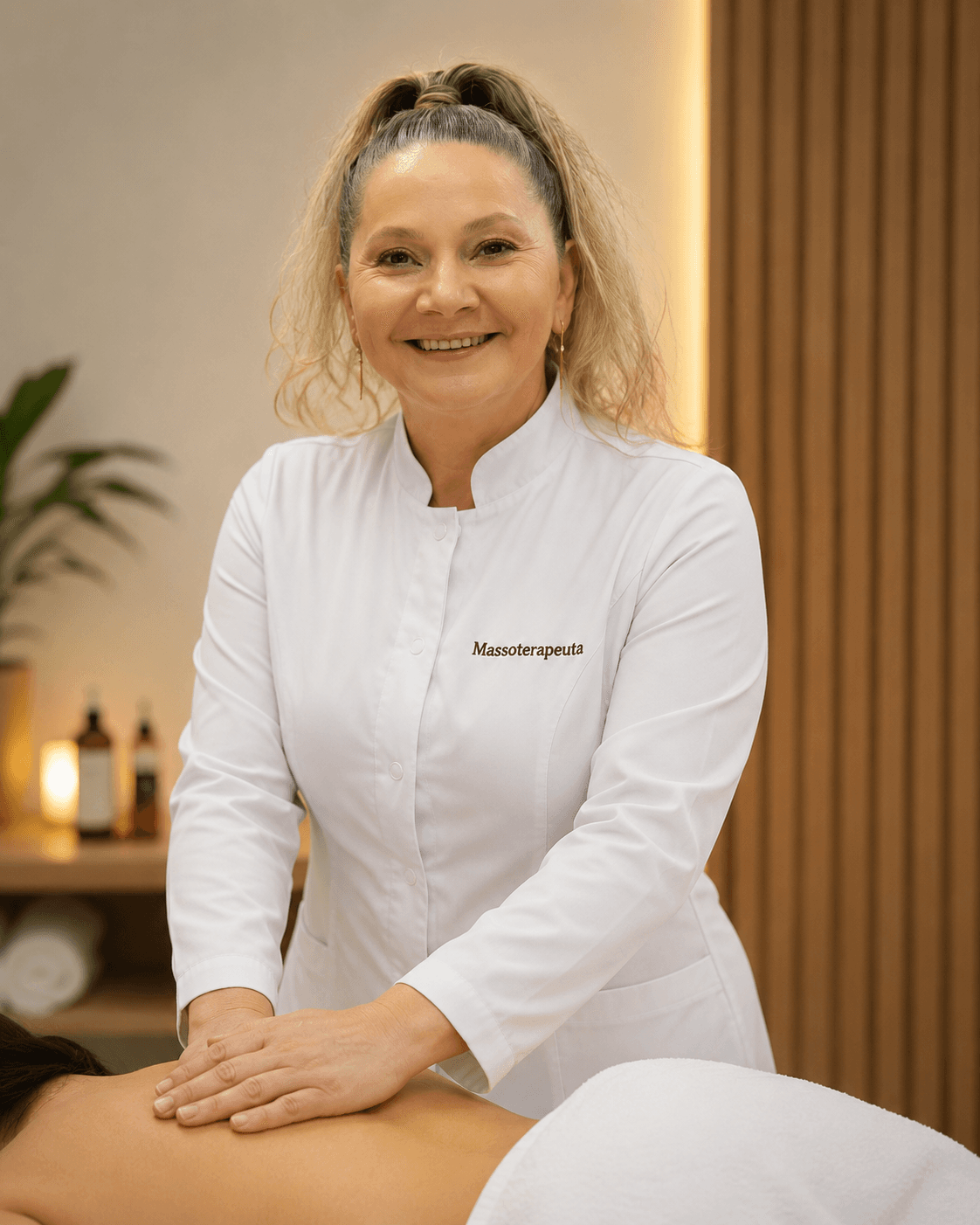 Massoterapia e momento de relaxamento